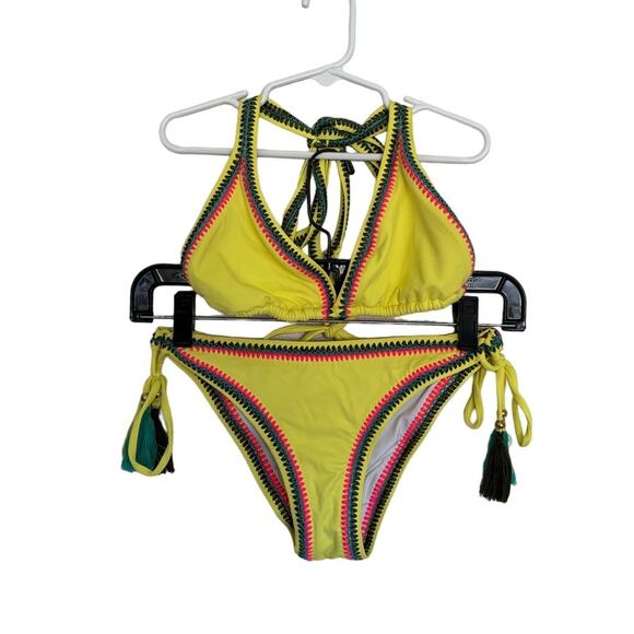 Cosita Linda Other - Cosita Linda Yellow Triangle Bikini Set